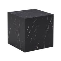 mesa de centro de marmol amiri m - 50 x 50 cm negro
