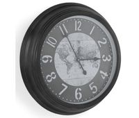 reloj de pared de metal