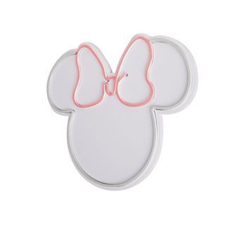 Iluminación Led Decorativa De Plástico Sweet Mouse Rosa Blanco