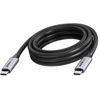 cable usb vision tc 5musbcbl 5 m usb-c a usb-c 32 gen 2 20 gbits negrogris