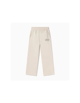 Pantalón Puma Essetials+ Script High Waist Straight Mujer