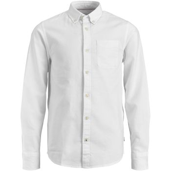 Jack & Jones Camisa manga larga 12183229 JJEOXFORD SHIRT L/S JNR WHITE para niño