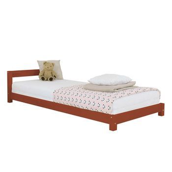 Cama Infantil Dreamy 140 X 200 Rojo Ladrillo