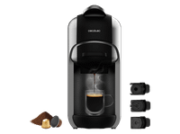 cafetera de capsulas - cecotec freestyle compact 19 bar 06 l 1450 w plateadonegro
