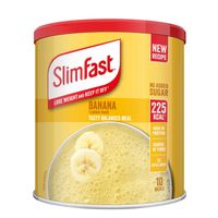 slimfast powder tin banana