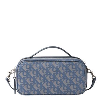 Calvin Klein Jeans. Bolso denim con doble asa y estampado monogram LV04K3185G-ZYX