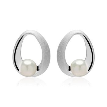 Pendientes de plata 925 con perlas