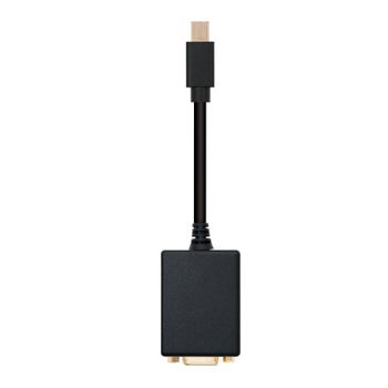 Nanocable Cable Adaptador Mini DisplayPort a SVGA 15cm Negro