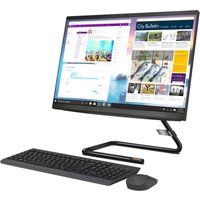 lenovo ideacentre a340-22ast 215 amd a9 all-in-one pc - 128 gb ssd black black