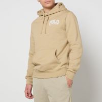 polo ralph lauren varsity logo cotton-blend hoodie - m