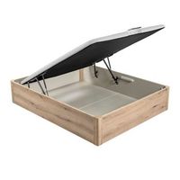 canape 105x200 pikolin design roble 36cm tapa unica montaje incluido