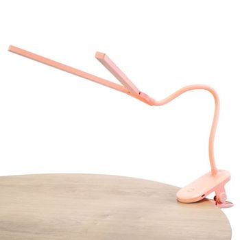 Lámpara escritorio LED portátil Luz orientable y regulable Rosa Joy