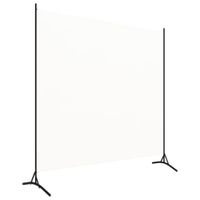 biombo divisor de tela blanco 175x180 cm