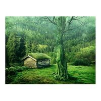 papel pintado 3d - aislamiento verde 250x193 cm