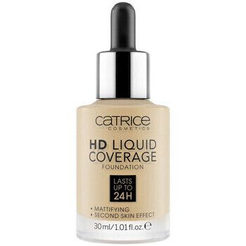 Catrice Base de maquillaje HD Coverage Liquid Foundation - 36 Hazelnut Beige para mujer