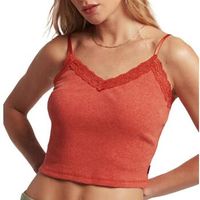 superdry blusa vintage lace cami para mujer