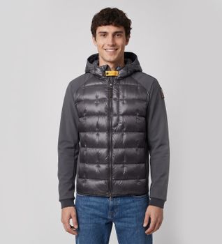 Parajumpers para hombre. 26WMPMHYTY05 Chaqueta Vigolo gris oscuro (XL), Casual, Poliamida