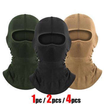 1 ud./2 ud./4 ud. Pasamontañas elástico y transpirable para ciclismo, máscara facial completa para esquí al aire libre, máscara para motocicleta, bufanda, gorro interior para casco