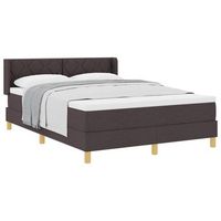 cama tapizada 203x160x88 cm  - marron