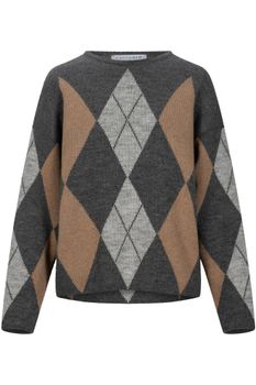 jersey de rombos multigrey argyle m