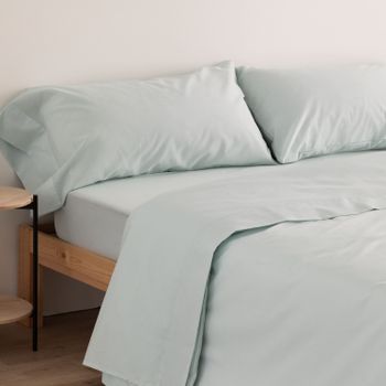 Donegal Collections - Funda Almohada Lisa Design Despiece - Calidad Poly Cotton, 144 hilos - Disponible para almohadas de 70cm, 75cm, 90cm, 105cm, 135cm, 150cm, Pack 2 de 70cm y Pack 2 de 75cm