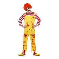 disfraz de payaso terrorifico amarillo