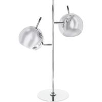 lampara de sobremesa adalgisa 2xe27 42d cromo