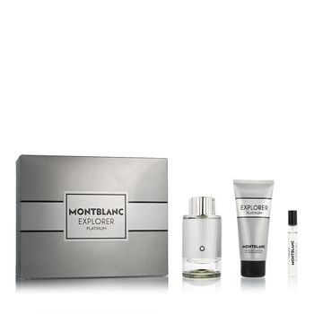 Perfume Mujer Montblanc Explorer Platinum Edp 3 Piezas