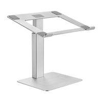 gembird nbs-d1-02 soporte vertical altura ajustable para portatil plateado