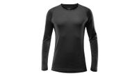 camiseta de manga larga devold breeze merino 150 negra  hombre