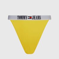 tommy jeans bikini amarillo uw0uw04087-zgq