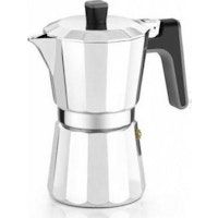 cafetera bra perfecta - 9 tazas - aluminio - fondo para indu