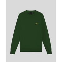 lyle  scott jersey kn2110vc merino crew-y295 clover green para hombre