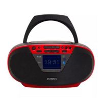 boombox portatil apple radio dabfm bluetooth 50 usb 6w rms rojo