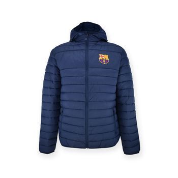 Chaqueta Fc Barcelona Niño Acolchada Navy