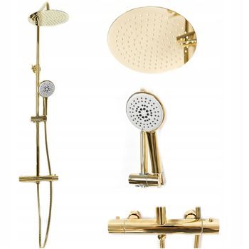 Conjunto De Ducha Rea Vincent Oro