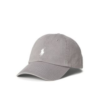 Polo Ralph Lauren para hombre. 710548524009 Gorra de tela de chino de algodón gris (OSFA), Casual, Deportivo