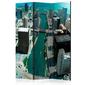 Biombo - Urban Architecture Of Chicago (135x172 Cm)