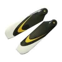 1 par de hojas de cola de fibra de carbono de 86 mm para helicoptero rc clase 550