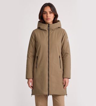 ECOALF para mujer. MCWGAJKMATI00274W26-534 Chaqueta Mati beige (M), Casual, Poliéster Reciclado