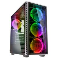 kolink observatory rgb cristal templado usb 30 blanca