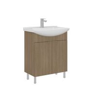 mueble para lavabo  - 65 x 50 x 83 cm - roble sonomo