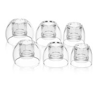 kz ls01 tapones cristalinos de silicona liquida sordos sml tamano 3 pares alta comodidad suave tapones