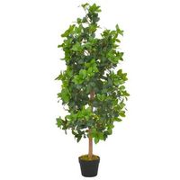 planta artificial con maceta de laurel verde 120 cm decoracion interior dec022024