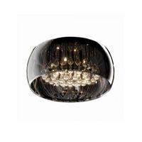 plafon de techo crystal 6 luces