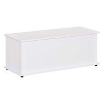 baul de almacenamiento 100x40x40 cm blanco