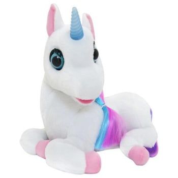 Luna - Peluche Interactivo Unicornio Luna (Idioma Castellano)