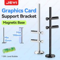 soporte para tarjeta grafica de aleacion de aluminio jeyi base magnetica antideslizante para pc de escritorio kit de soporte
