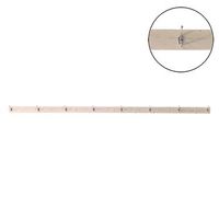 perchero de madera 3mt