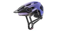 casco uvex react mips mtb morado negro